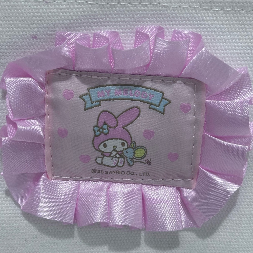 Sanrio My Melody Pink & White Mini Canvas Tote Bag - Picture 6 of 10